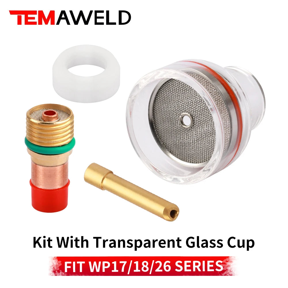WP-17/18/26  Welding Cup Kit & Nozzle For 1.6/2.4/3.2mm TIG Welding Collect Body Gas Lens Cup 12/14/16/24# Accessorie Wholesale