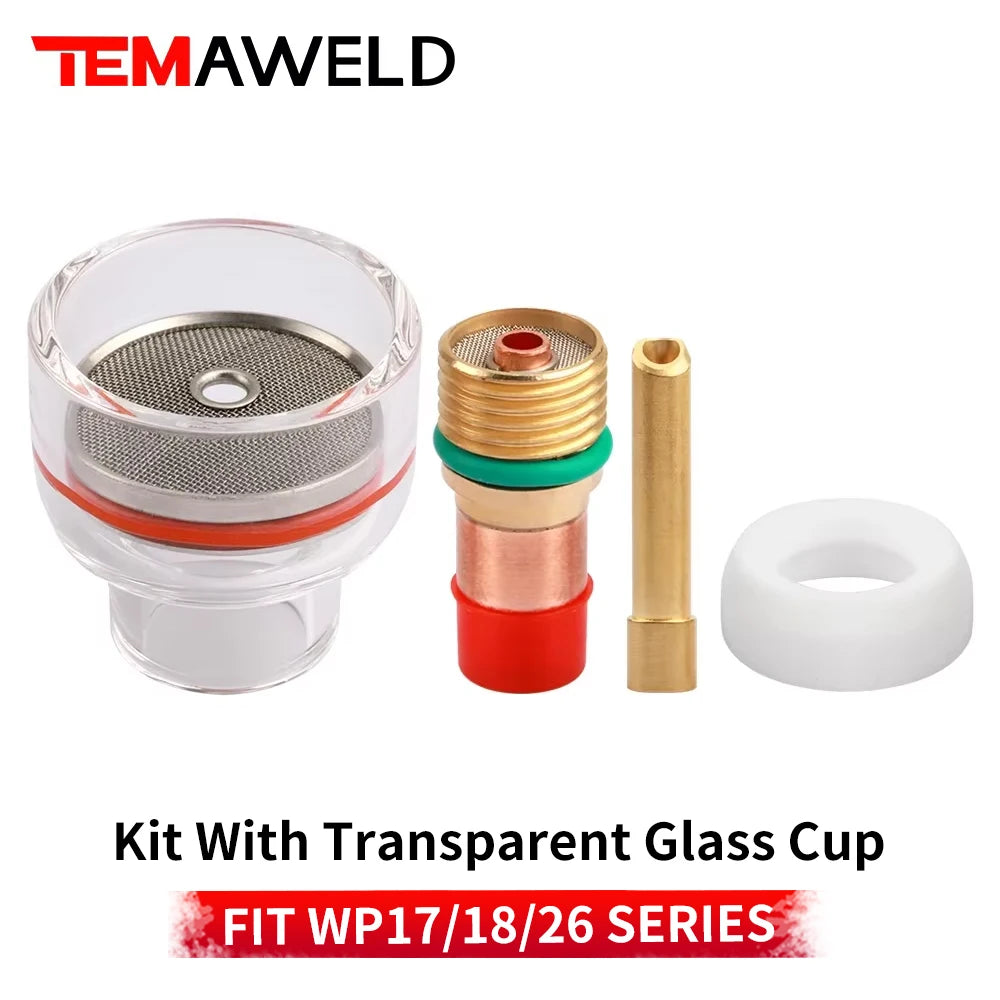 WP-17/18/26  Welding Cup Kit & Nozzle For 1.6/2.4/3.2mm TIG Welding Collect Body Gas Lens Cup 12/14/16/24# Accessorie Wholesale