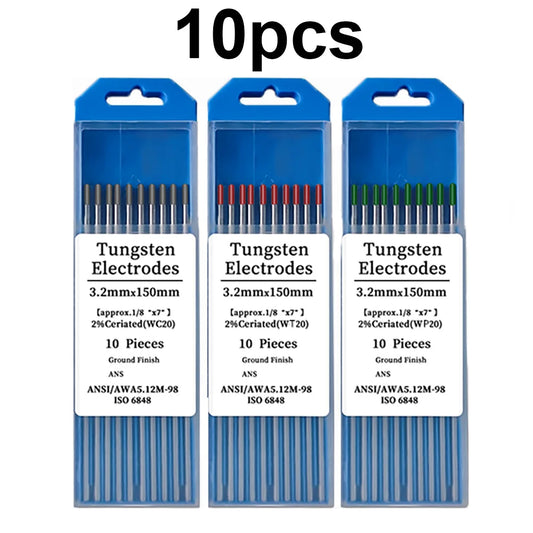 10 pcs 150mm Electrode Head Needle/Wire for the TIG WSME SUPER Welding Machine