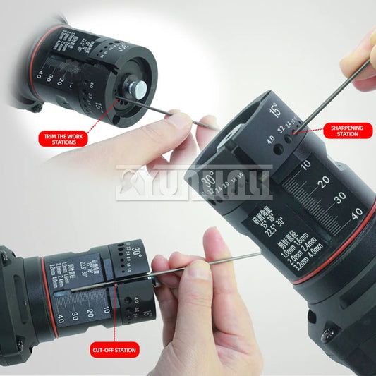 Rechargeable Cordless 1.0-4.0 Electric Tungsten Needle Grinding Machine Tungsten Electrode Grinder Sharpener for Tig Welding